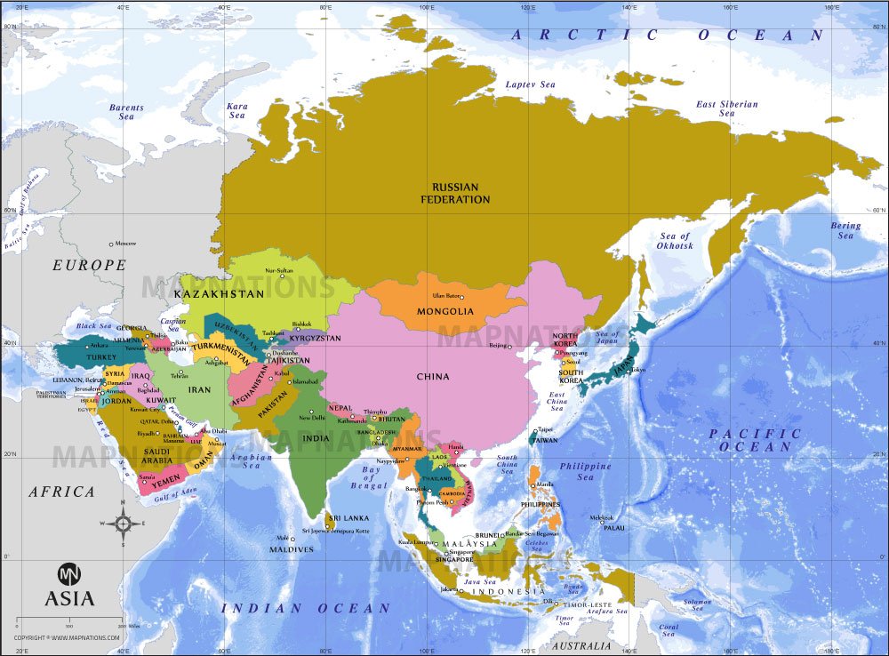 Asia Map