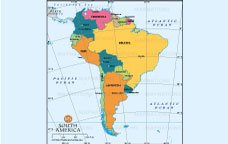 South America Map