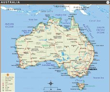 Map of Australia