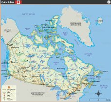 Map of Canada