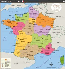 France Political Map