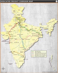 Dedicated Freight Corridor Map