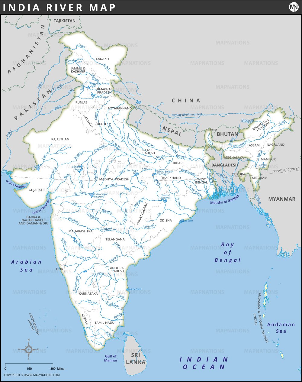 India River Map