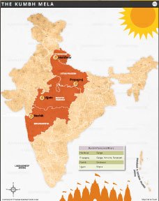 Kumbh Mela Locations