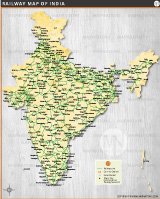 India Railway Map