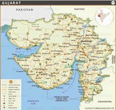 Gujarat Map