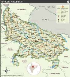 Uttar Pradesh Map