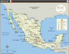 Map of mexico