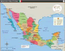 Mexico Political Map