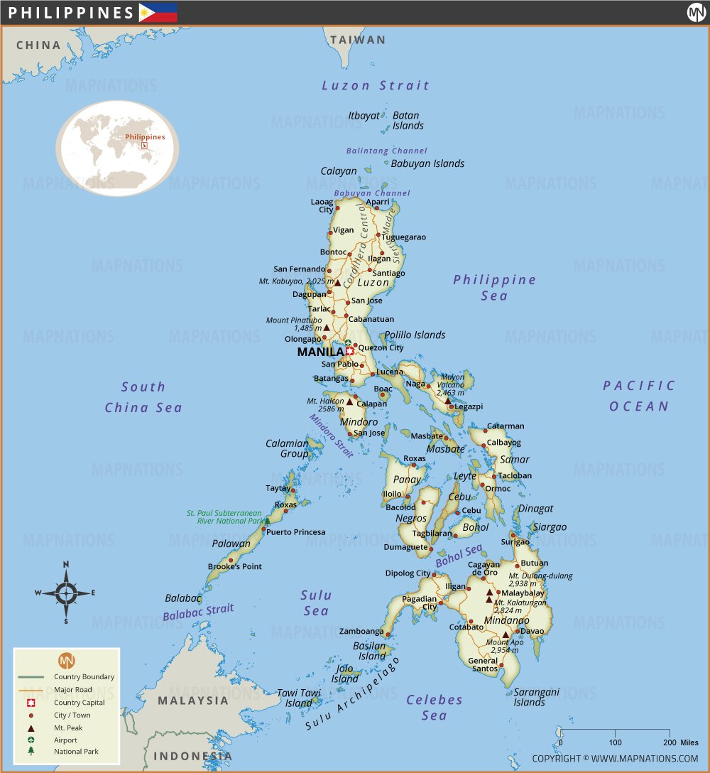 Map of Philippines