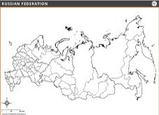 Russia Outline Map