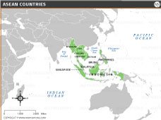 ASEAN Countries Map Thumb