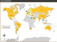 G20 Countries Map Thumb