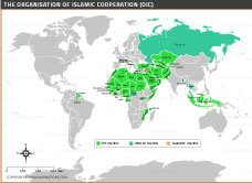 OIC Countries Map Thumb