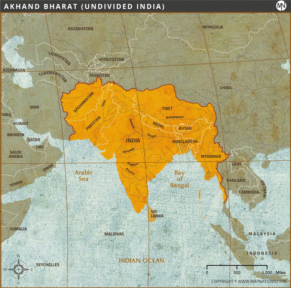 Akhand Bharat Map